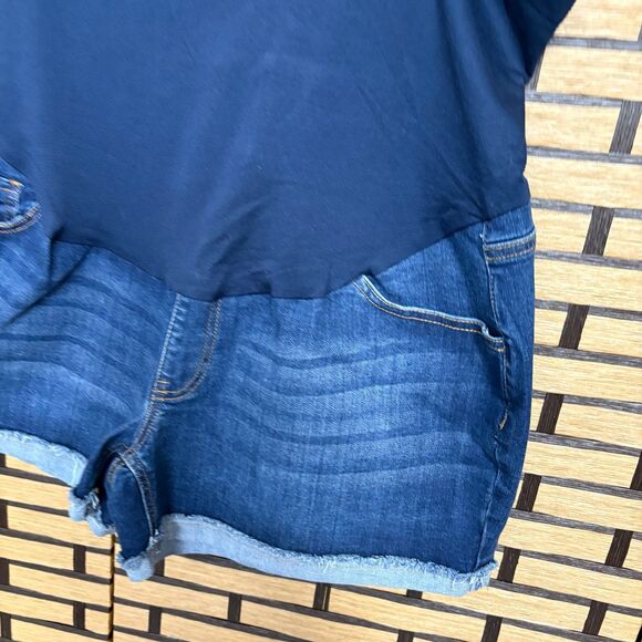 Time and Tru Maternity Denim Shorts Size XXL - Picture 3 of 6